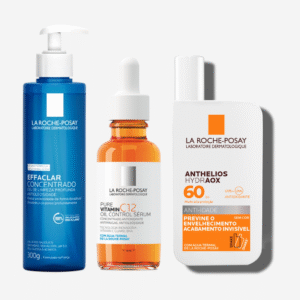Kit La Roche-Posay - Rotina para uma Pele Renovada e Protegida (3 PRODUTOS)